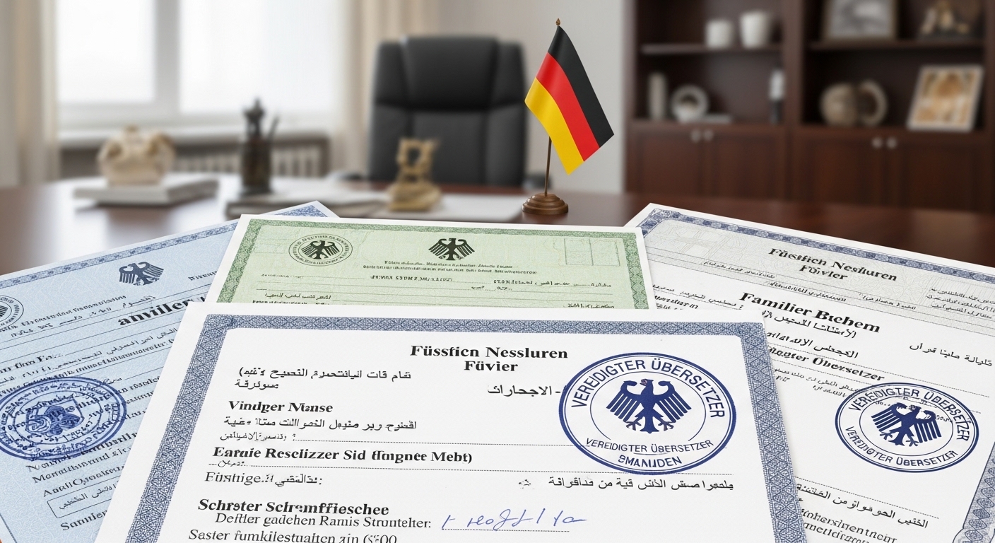 الترجمة المعتمدة للسفارة الألمانية