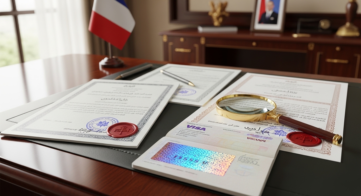 الترجمة المعتمدة للسفارة الفرنسية